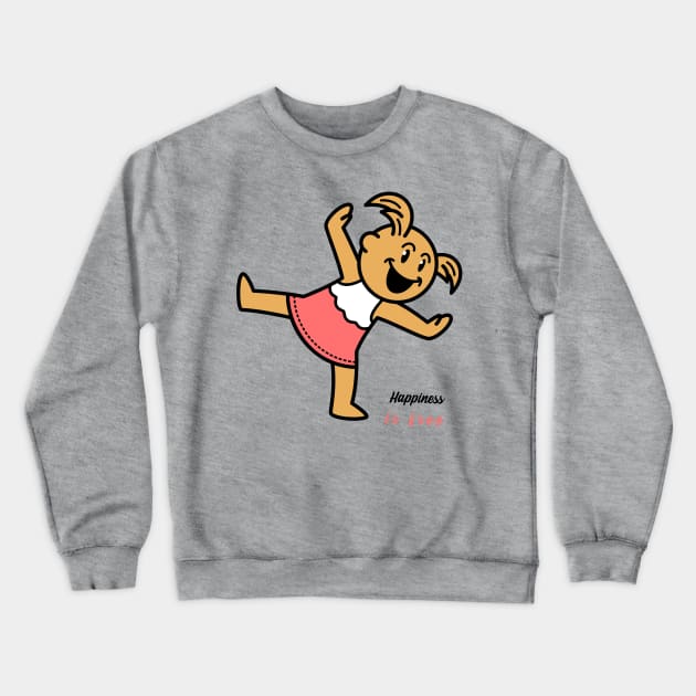 Happiness is free Crewneck Sweatshirt by Tiffany's collection